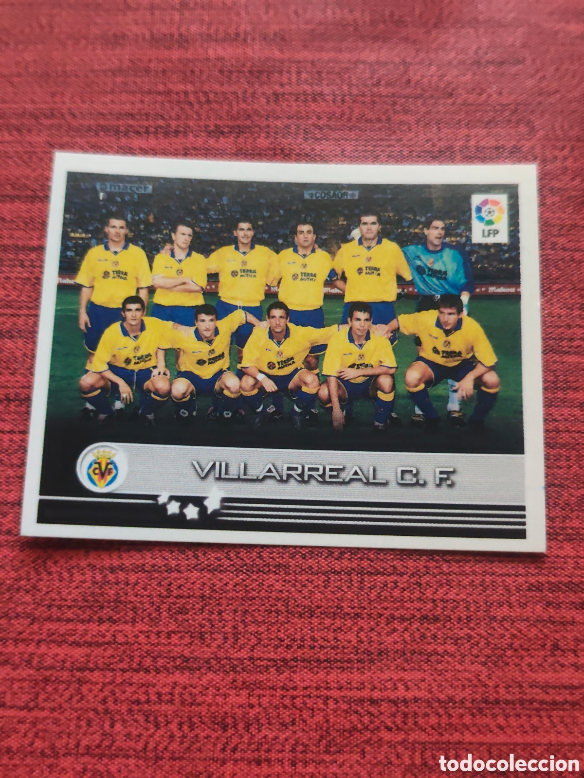 Cromos de f&uacute;tbol: 371 ALINEACI&Oacute;N VILLARREAL SUPERLIGA DE ESTRELLAS 2002 2003