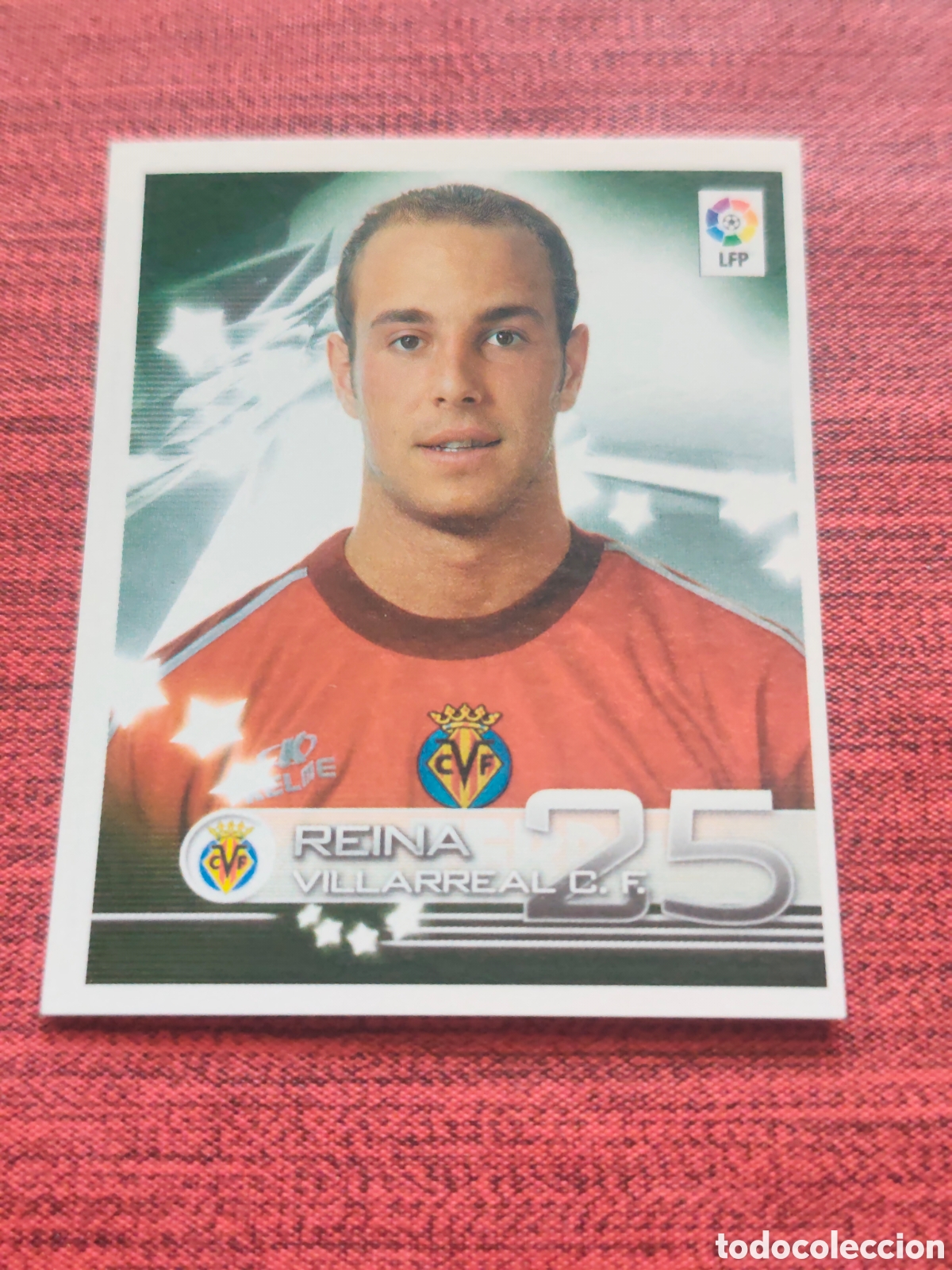 Cromos de f&uacute;tbol: 372 REINA VILLARREAL SUPERLIGA 2002 2003