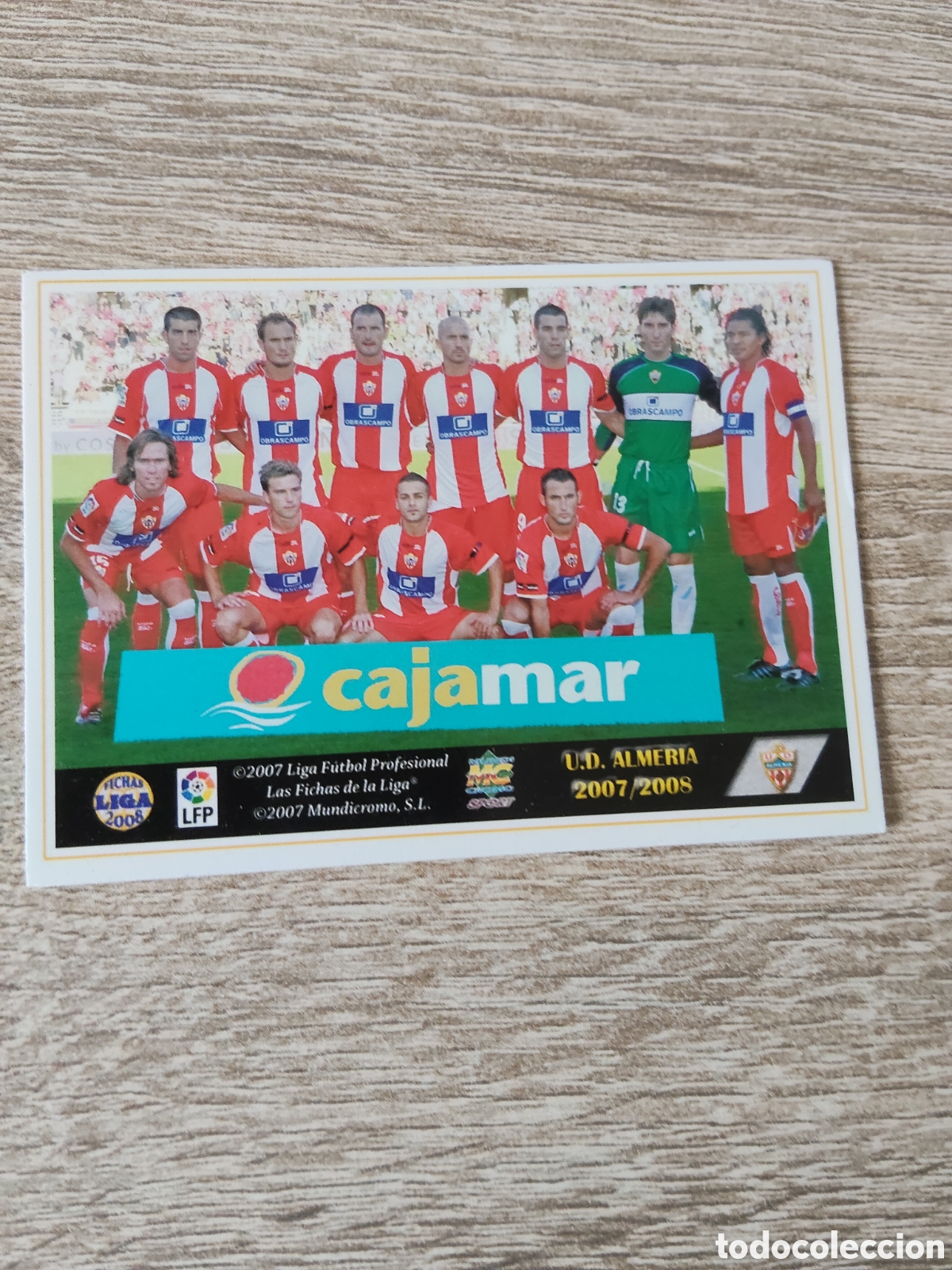 Cromos de f&uacute;tbol: Mundicromo las fichas de la liga 2007 2008 07 08 488 &iacute;ndice Almer&iacute;a