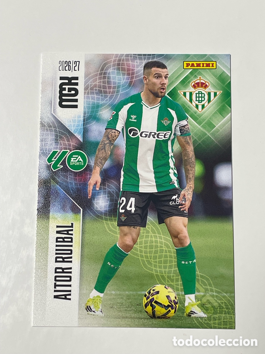 Cromos de f&uacute;tbol: Aitor Ruibal Betis Panini Megacracks 26/27 #94