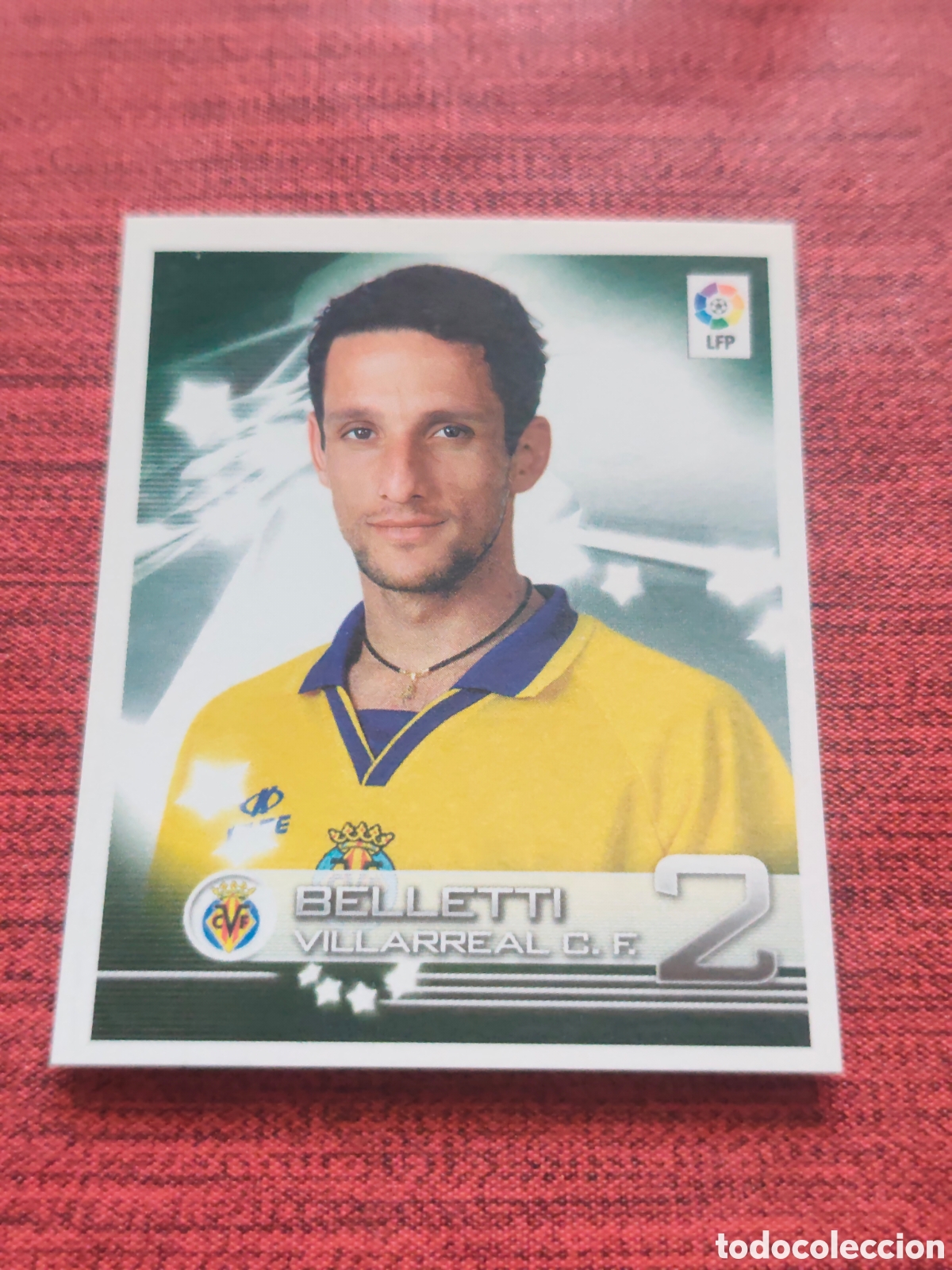 Cromos de f&uacute;tbol: 373 BELLETTI VILLARREAL SUPERLIGA DE ESTRELLAS 2002 2003