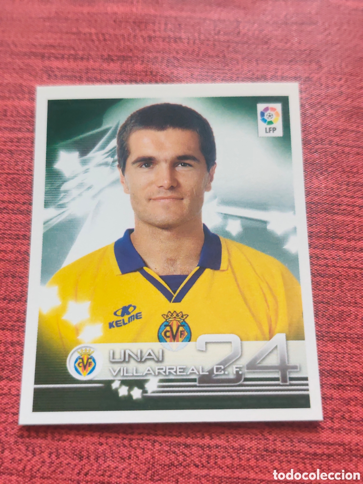 Cromos de f&uacute;tbol: 376 UNAI VILLARREAL SUPERLIGA DE ESTRELLAS 2002 2003