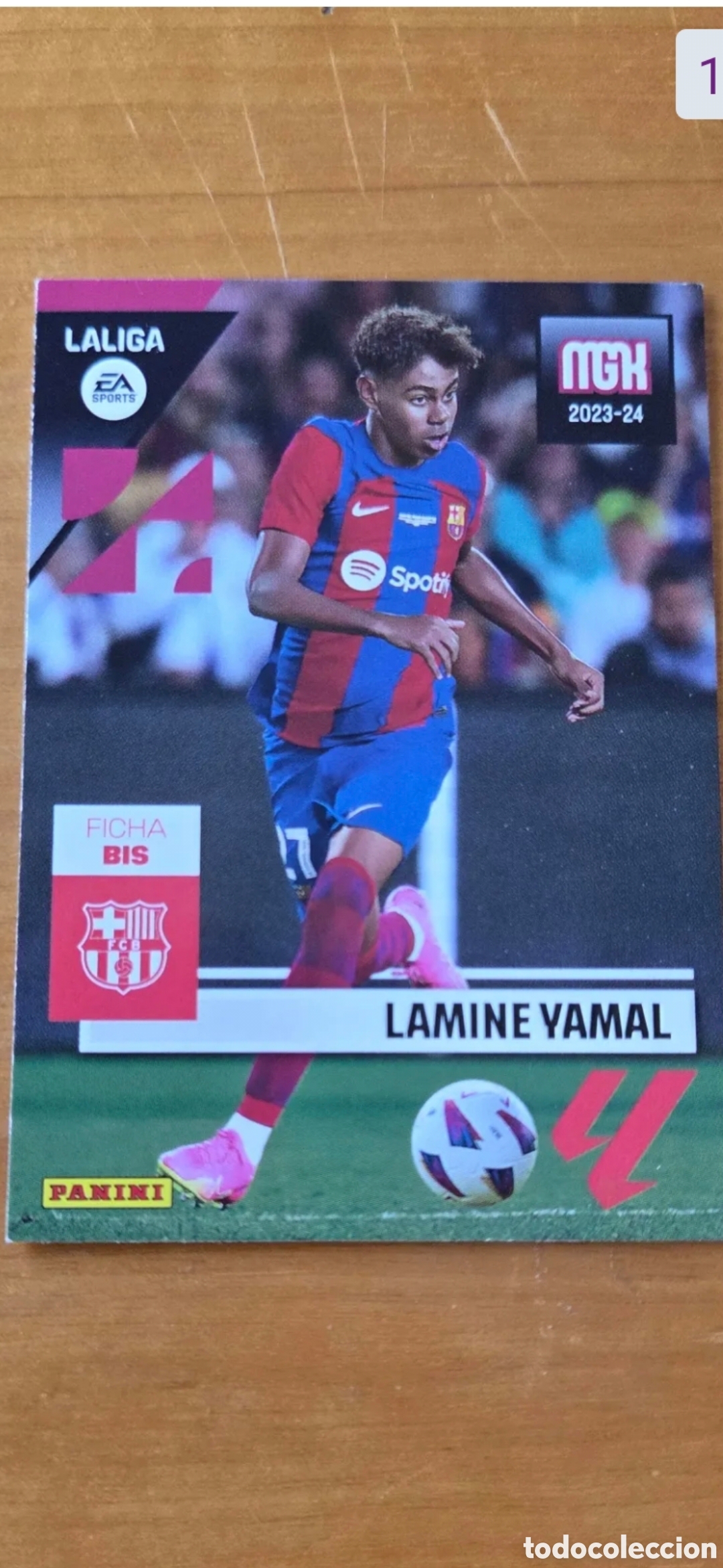 Cromos de f&uacute;tbol: CROMO MGK LAMINE YAMAL