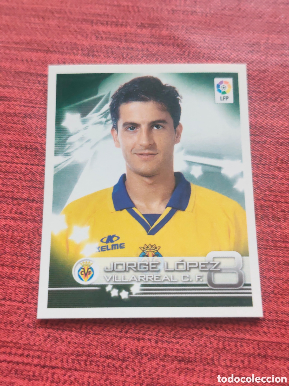 Cromos de f&uacute;tbol: 381 JORGE L&Oacute;PEZ VILLARREAL SUPERLIGA DE ESTRELLAS 2002 2003
