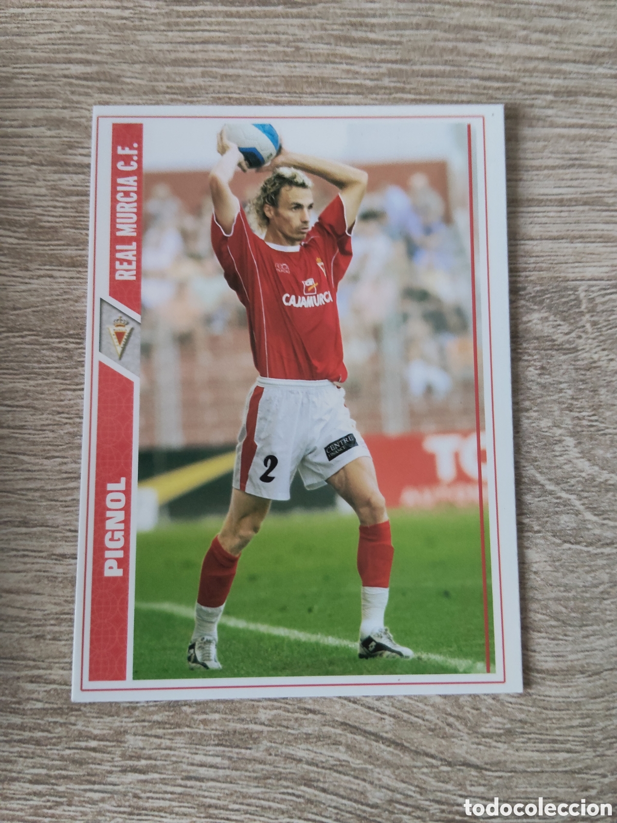 Cromos de f&uacute;tbol: Mundicromo las fichas de la liga 2007 2008 07 08 520 Pignol Real Murcia