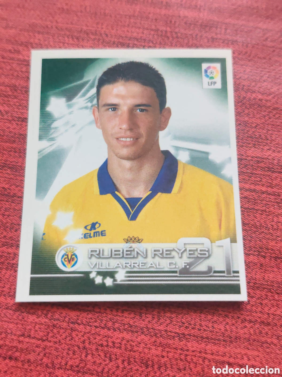 Cromos de Futebol: 383 RUB&Eacute;N REYES VILLARREAL SUPERLIGA DE ESTRELLAS 2002 2003