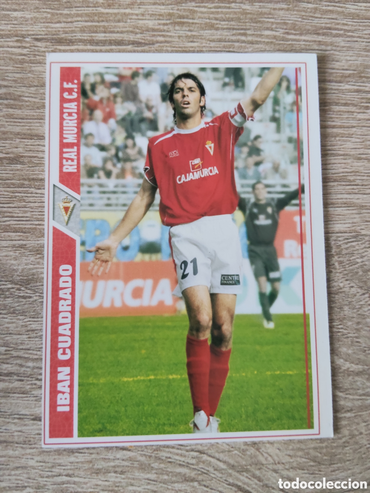 Cromos de Futebol: Mundicromo las fichas de la liga 2007 2008 07 08 522 Iban Cuadrado Real Murcia