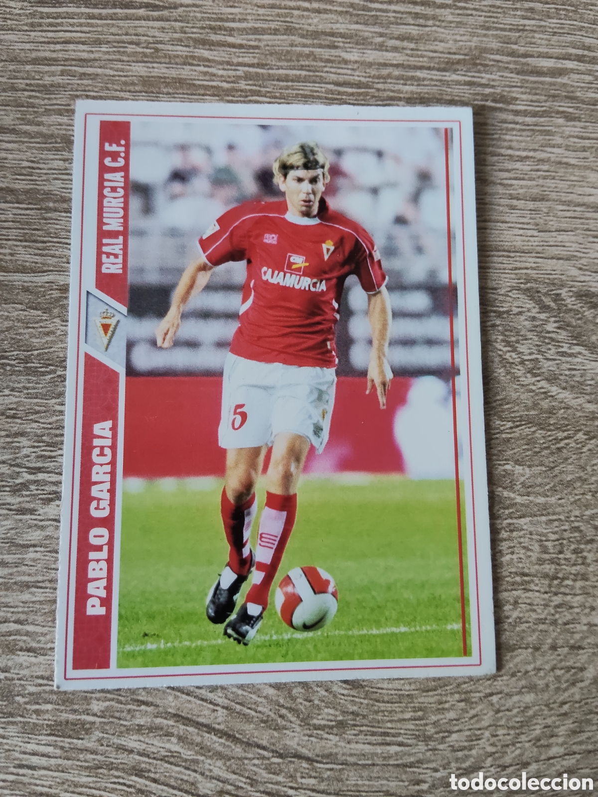 Cromos de f&uacute;tbol: Mundicromo las fichas de la liga 2007 2008 07 08 528 Pablo Garc&iacute;a Real Murcia