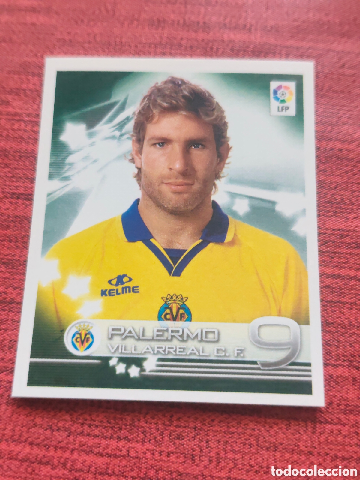 Cromos de f&uacute;tbol: 387 PALERMO VILLARREAL SUPERLIGA DE ESTRELLAS 2002 2003