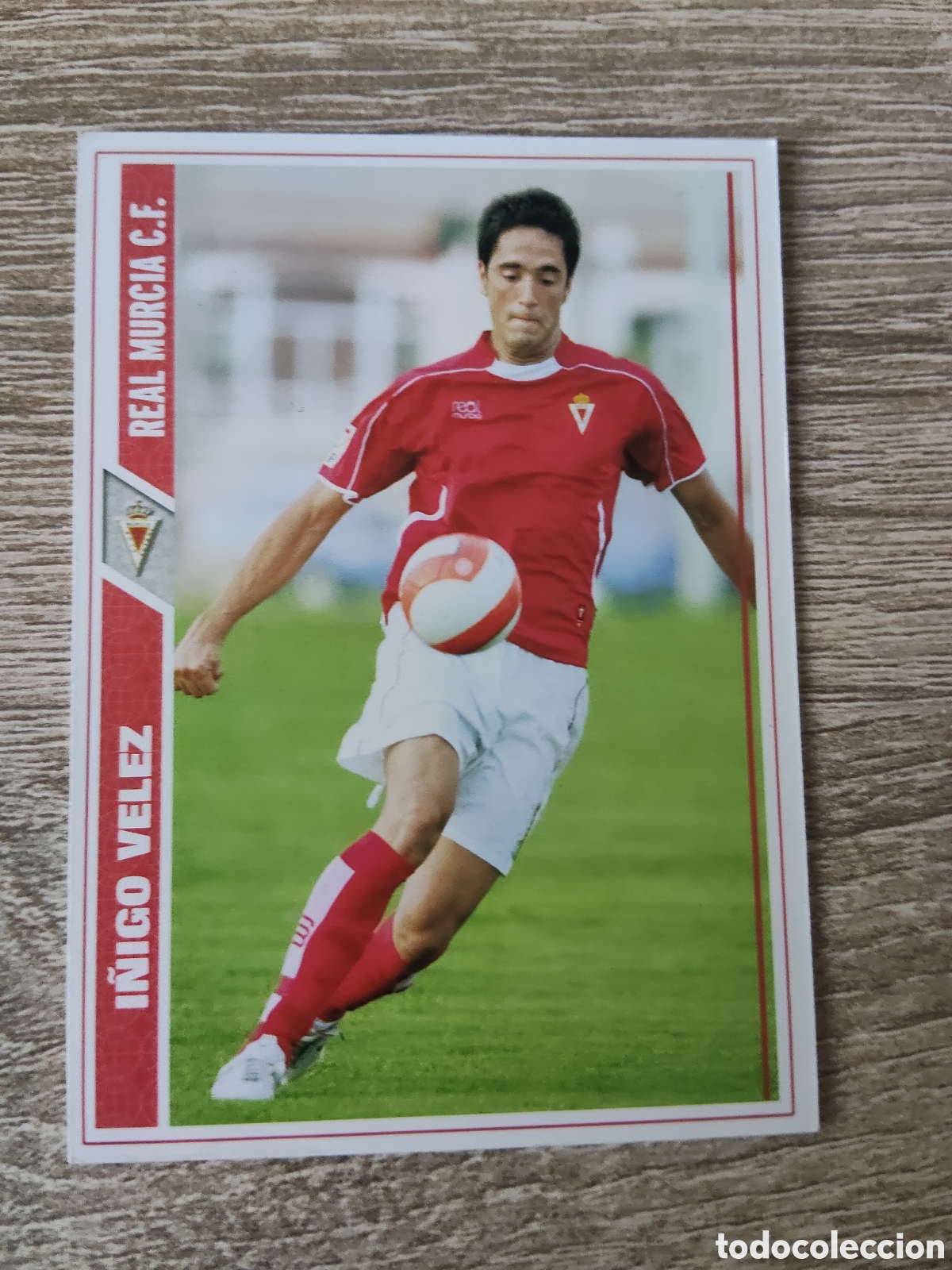 Cromos de f&uacute;tbol: Mundicromo las fichas de la liga 2007 2008 07 08 537 &Iacute;&ntilde;igo V&eacute;lez Real Murcia