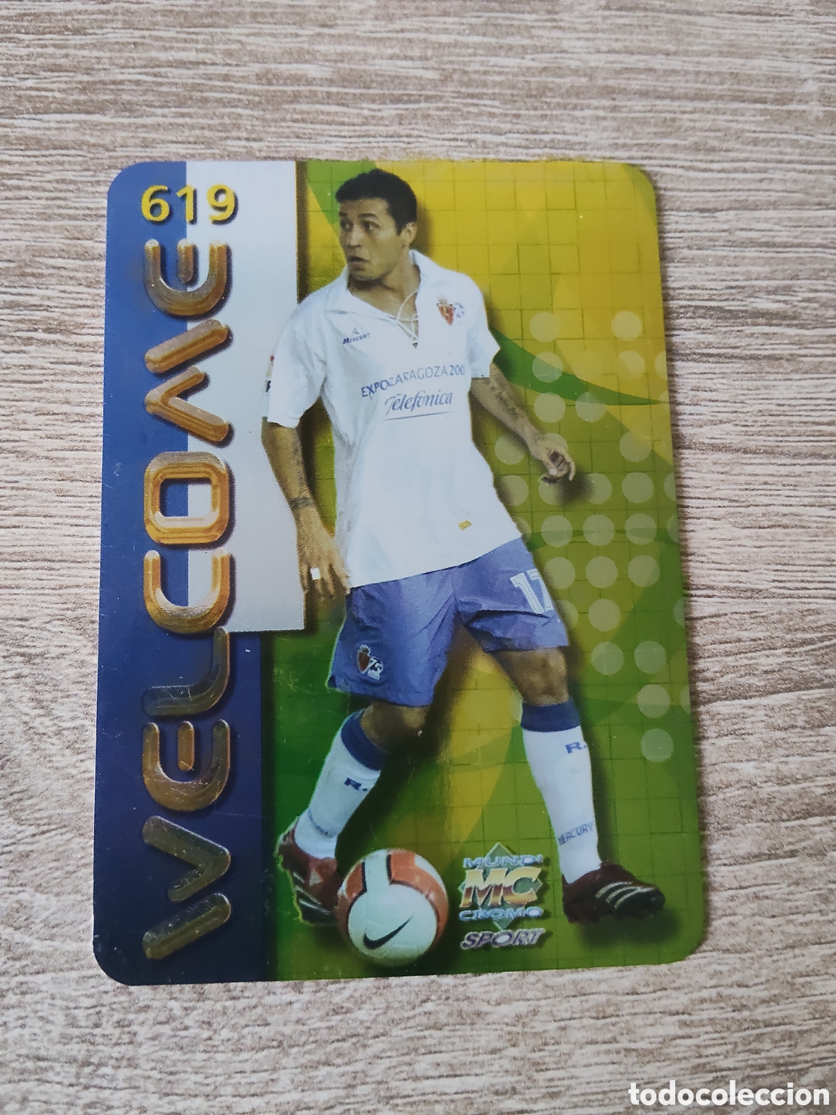 Cromos de f&uacute;tbol: Mundicromo las fichas de la liga 2007 2008 07 08 619 Welcome Matuzalem Real Zaragoza