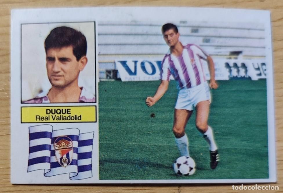 Cromos de f&uacute;tbol: LIGA ESTE 1982 1983 82 83 EDICIONES ESTE COLOCA DUQUE REAL VALLADOLID SIN PEGAR