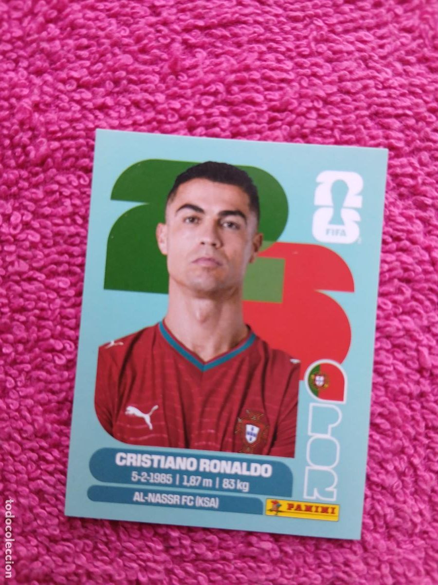 Cromos de f&uacute;tbol: FIFA World Cup 2026 cristiano ronaldo por 15 selecci&oacute;n de portugal por15 panini 2026