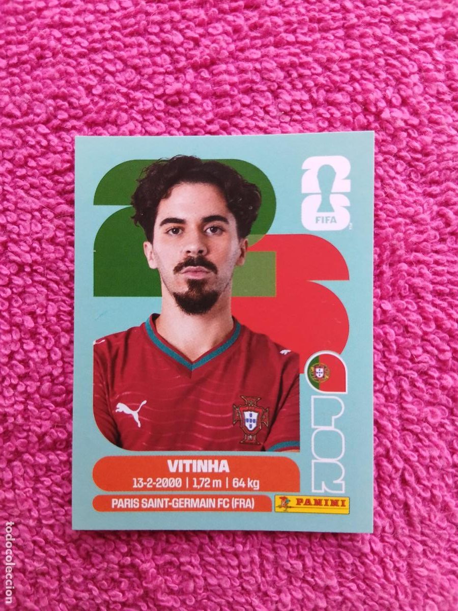 Cromos de f&uacute;tbol: FIFA World Cup 2026 vitinha por 12 selecci&oacute;n de portugal por12 panini 2026