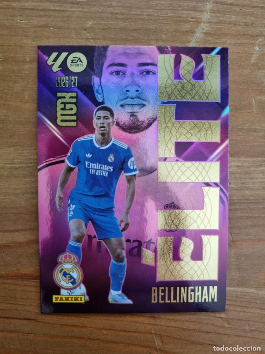 Cromos de f&uacute;tbol: 2 BELLINGHAM (Real Madrid CF) ELITE. Liga 2026 2027 26 27 Megacracks (Panini)