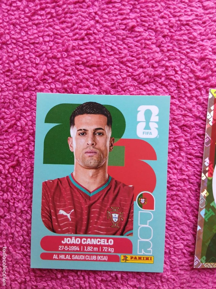 Cromos de f&uacute;tbol: FIFA World Cup 2026 joao cancelo por 5 selecci&oacute;n de portugal por5 panini 2026