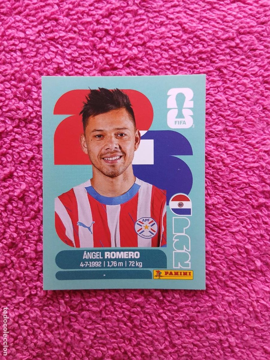 Cromos de f&uacute;tbol: FIFA World Cup 2026 angel romero par 19 selecci&oacute;n de paraguay par19 panini 2026