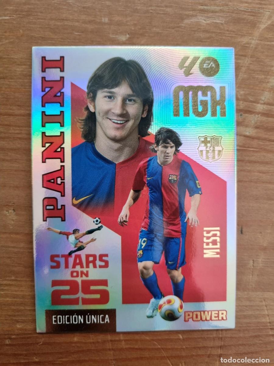 Cromos de f&uacute;tbol: 440P MESSI (Stars on 25 Power) EDICI&Oacute;N &Uacute;NICA. Liga 2026 2027 26 27 Megacracks (Panini)