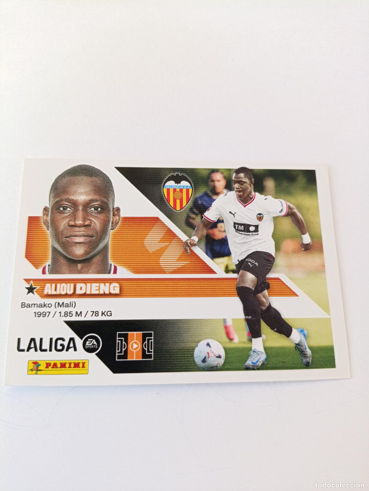 Cromos de f&uacute;tbol: LIGA ESTE 2026 2027 VALENCIA CF DIENG BIS N&ordm;16