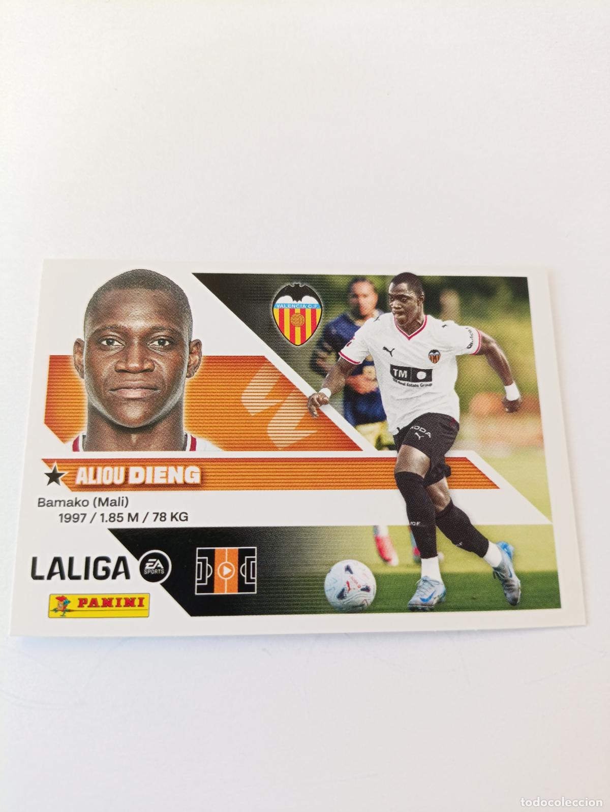 Cromos de f&uacute;tbol: LIGA ESTE 2026 2027 VALENCIA CF DIENG BIS N&ordm;16