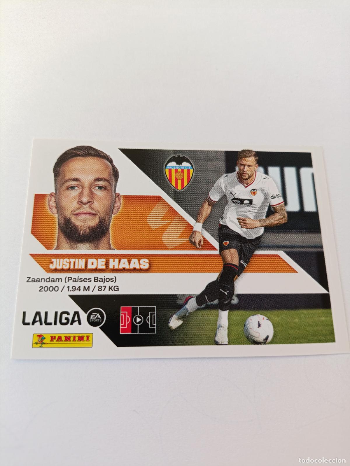 Cromos de f&uacute;tbol: LIGA ESTE 2026 2027 VALENCIA CF HAAS FICHAJE N&ordm;9