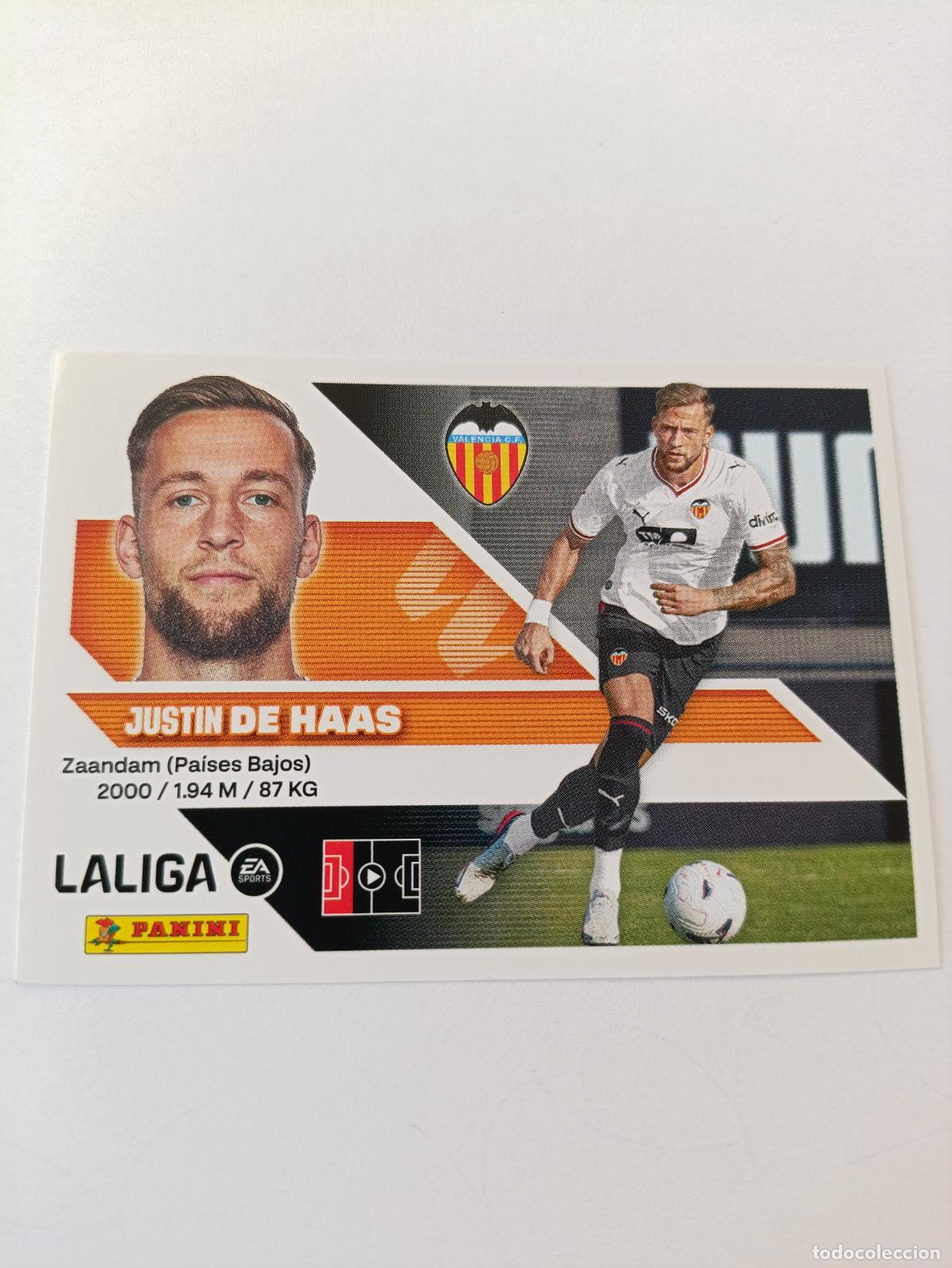 Cromos de f&uacute;tbol: LIGA ESTE 2026 2027 VALENCIA CF HAAS FICHAJE N&ordm;9