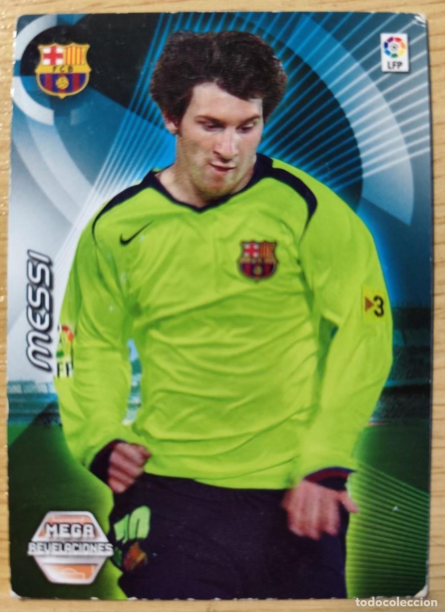 Cromos de f&uacute;tbol: 404 LIONEL MESSI MEGA REVELACIONES FC BARCELONA CARD LIGA MEGACRACKS MGK 2006 2007 06 07 PANINI