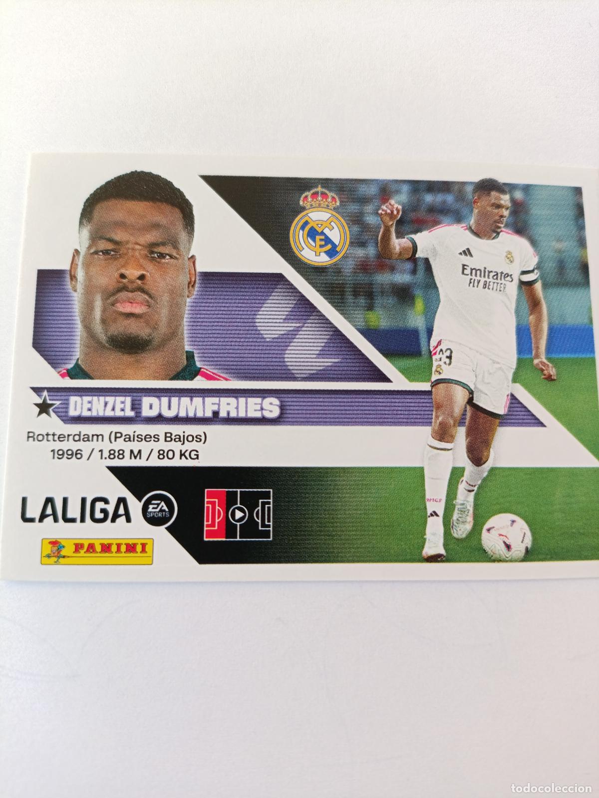 Cromos de f&uacute;tbol: LIGA ESTE 2026 2027 REAL MADRID DUMFRIES FICHAJE N&ordm;3