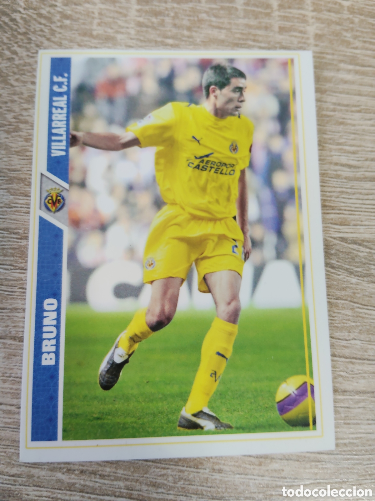 Cromos de f&uacute;tbol: Mundicromo las fichas de la liga 2007 2008 07 08 631 Bruno fichaje Villarreal