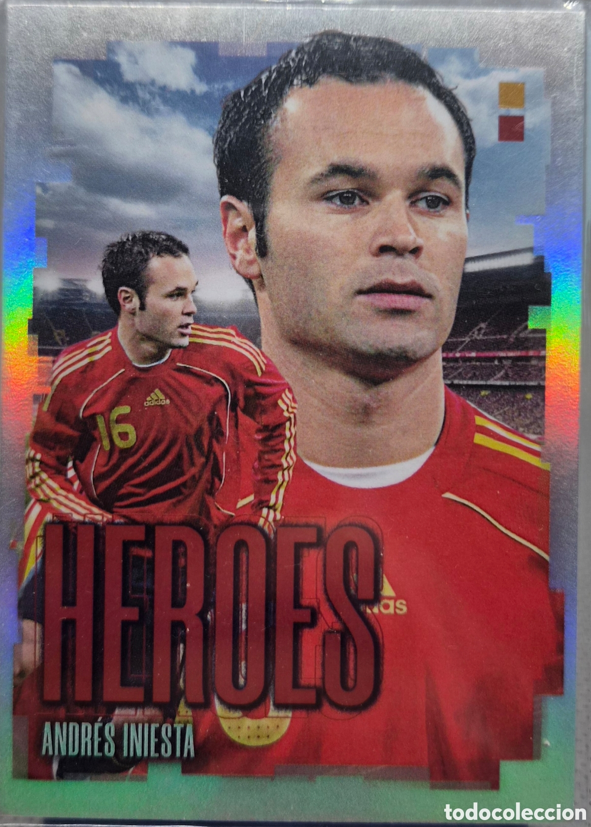Cromos de f&uacute;tbol: Futera Fan's Selection World Football - Andres Iniesta