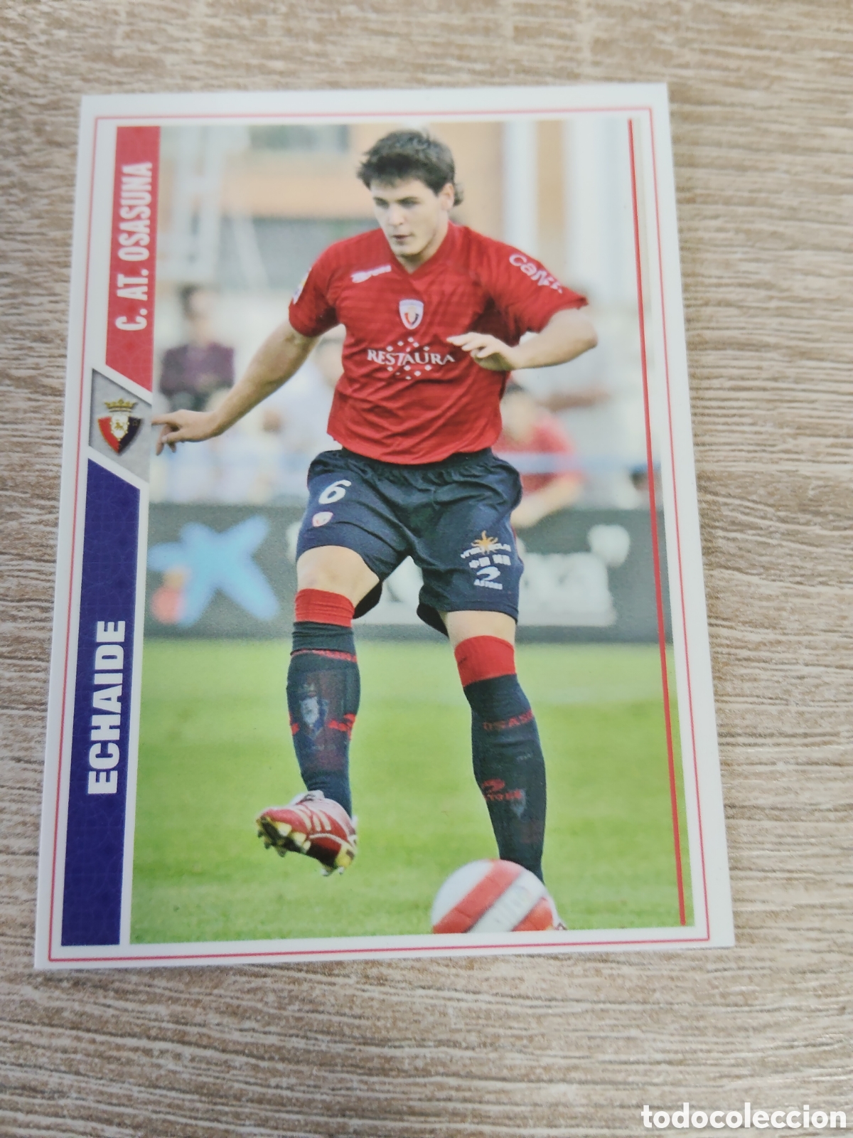 Cartes &agrave; collectionner de Football: Mundicromo las fichas de la liga 2007 2008 07 08 636 Echaide fichaje Osasuna