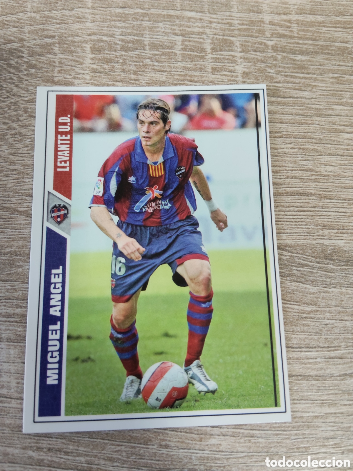 Cromos de f&uacute;tbol: Mundicromo las fichas de la liga 2007 2008 07 08 639 Miguel &Aacute;ngel fichaje Levante