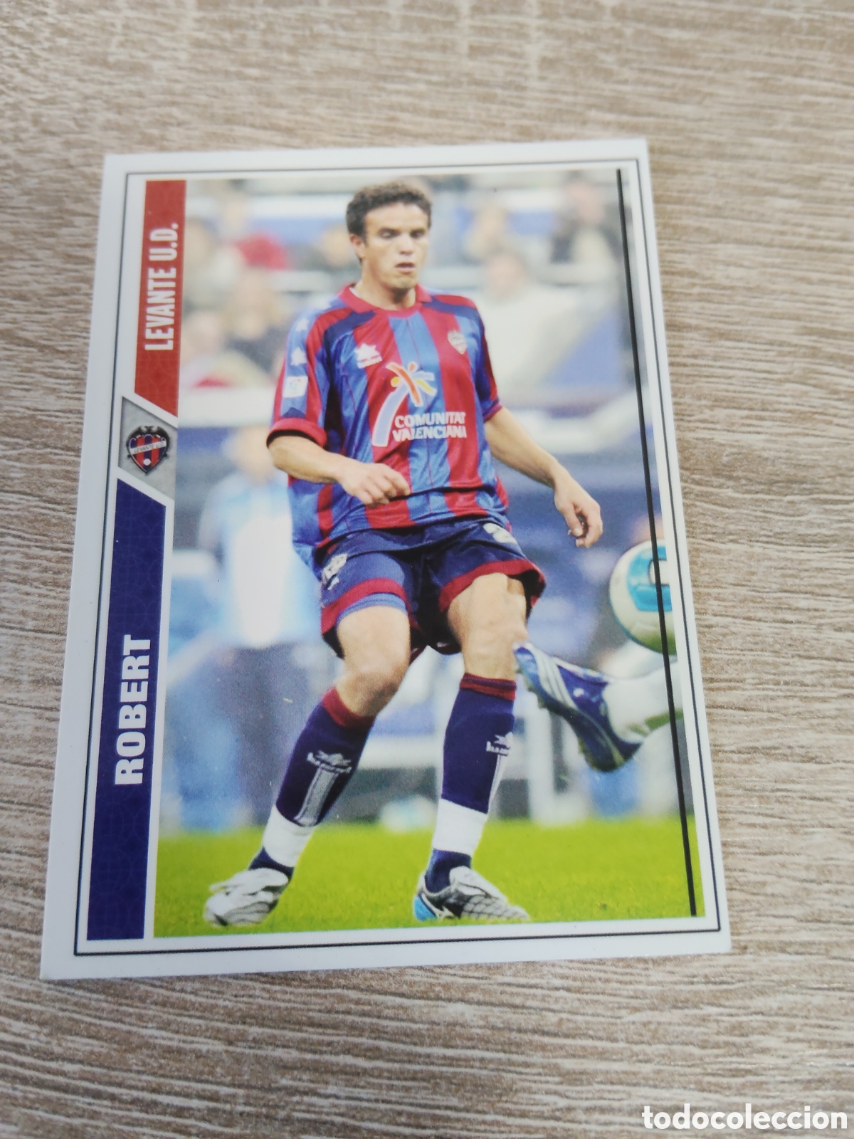 Cromos de f&uacute;tbol: Mundicromo las fichas de la liga 2007 2008 07 08 641 Robert fichaje Levante