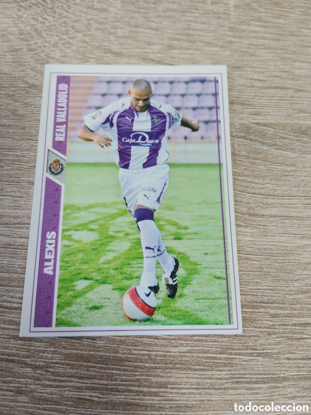 Fu&szlig;ball-Sticker: Mundicromo las fichas de la liga 2007 2008 07 08 649 Alexis fichaje Real Valladolid