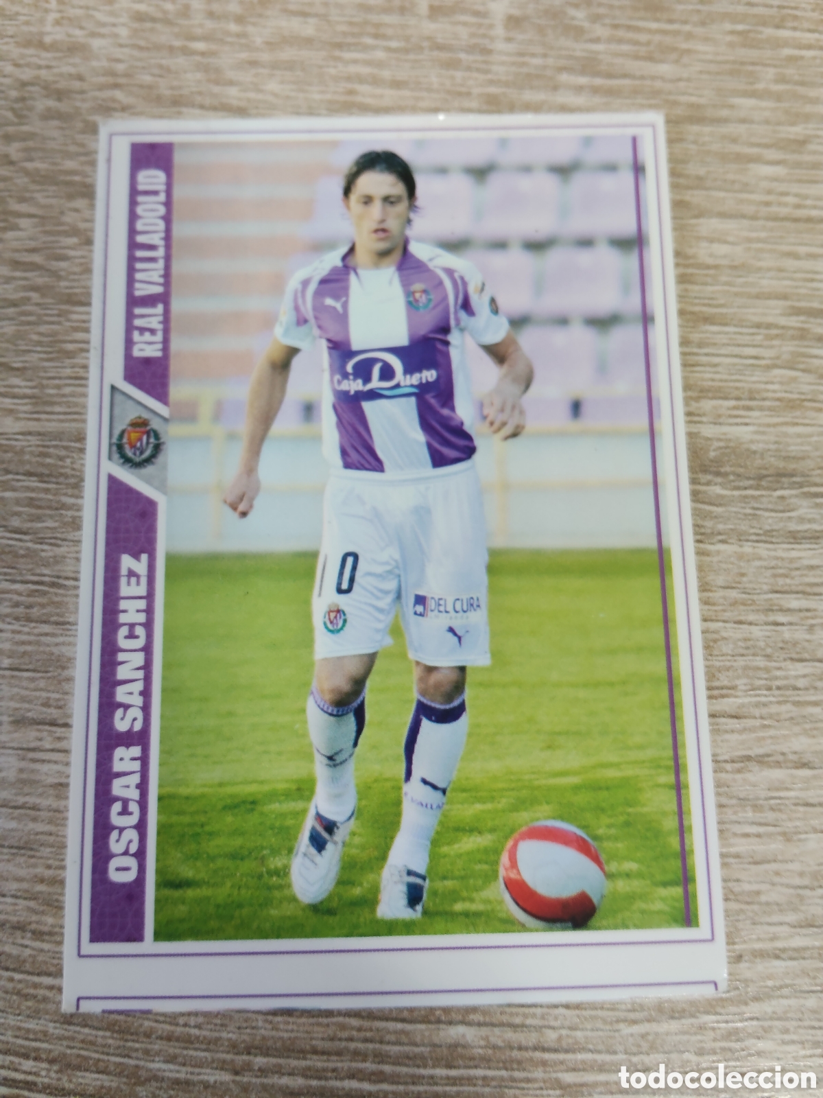 Cromos de f&uacute;tbol: Mundicromo las fichas de la liga 2007 2008 07 08 650 &Oacute;scar S&aacute;nchez fichaje Real Valladolid
