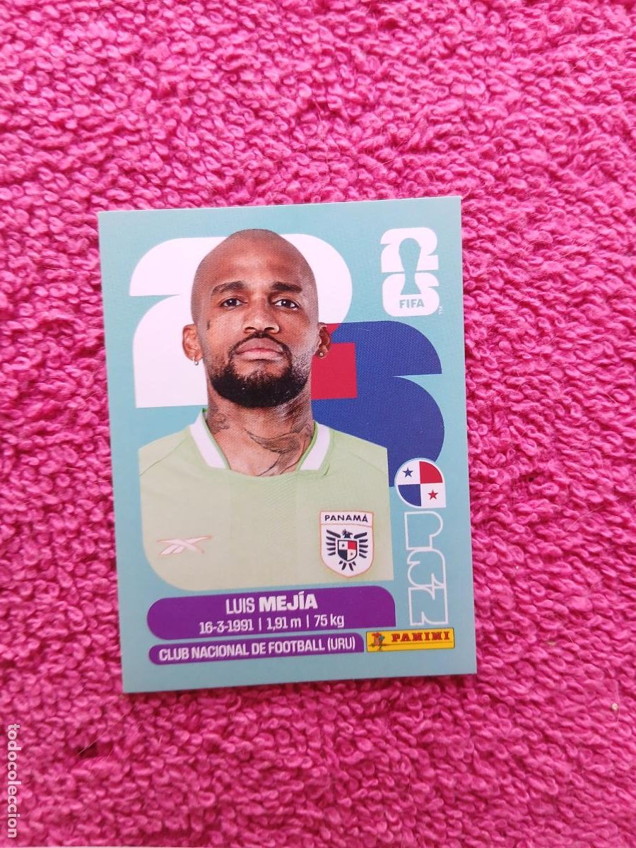 Cartes &agrave; collectionner de Football: FIFA World Cup 2026 lu&iacute;s mej&iacute;a pan 3 selecci&oacute;n de panama pan3 panini 2026