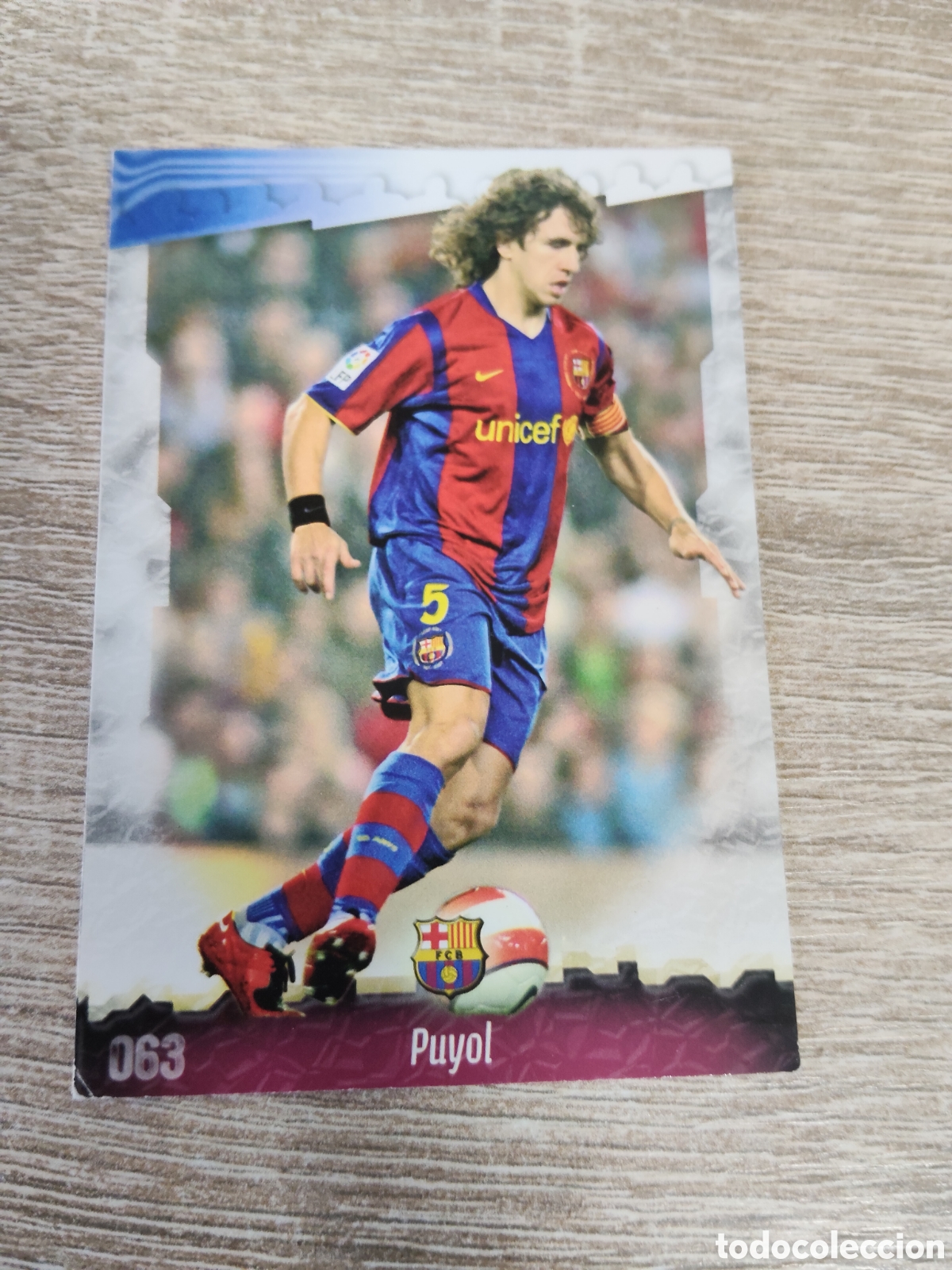 Cromos de f&uacute;tbol: Mundicromo las fichas de la liga 2008 2009 08 09 63 Puyol Barcelona