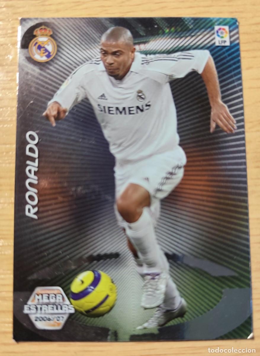Cromos de f&uacute;tbol: N&ordm; 383 RONALDO, REAL MADRID MEGA ESTRELLAS: CROMO FUTBOL PANINI MEGACRACKS 2006-2007 MGK LIGA 06-07