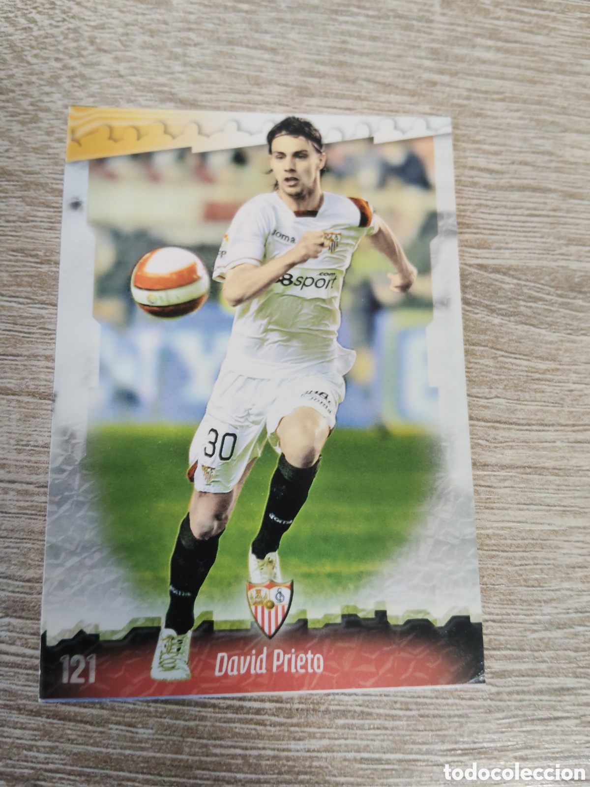 Cromos de f&uacute;tbol: Mundicromo las fichas de la liga 2008 2009 08 09 121 David Prieto Sevilla