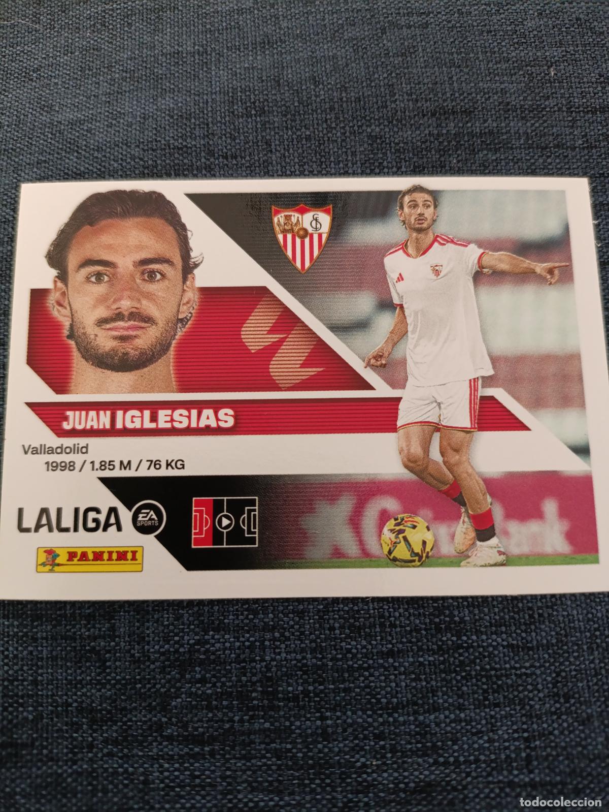 Cromos de f&uacute;tbol: LIGA ESTE 2026 2027 SEVILLA FC IGLESIAS BIS N&ordm;6
