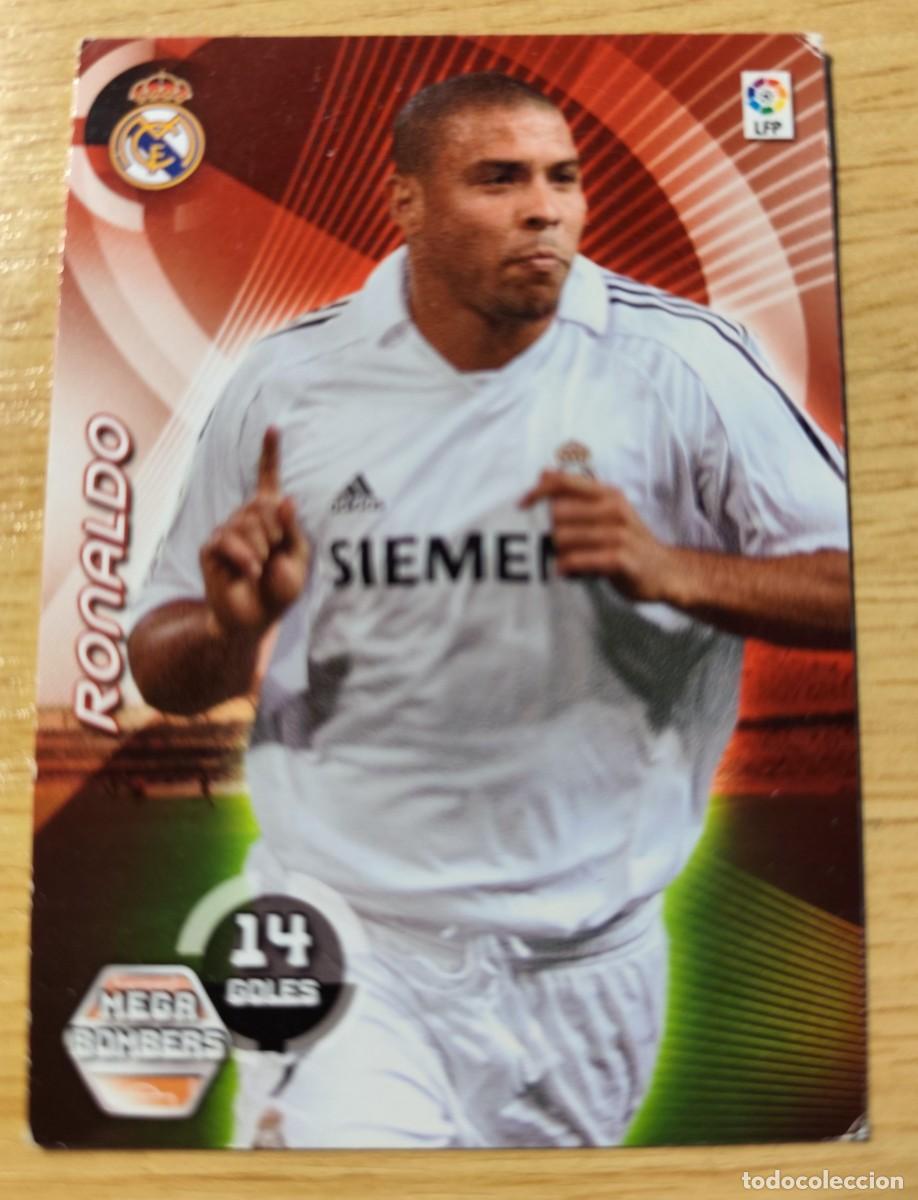 Cromos de f&uacute;tbol: 392 RONALDO NAZARIO REAL MADRID MEGA BOMBERS MEGACRACKS MGK 2006/07 06-07 2006 2007