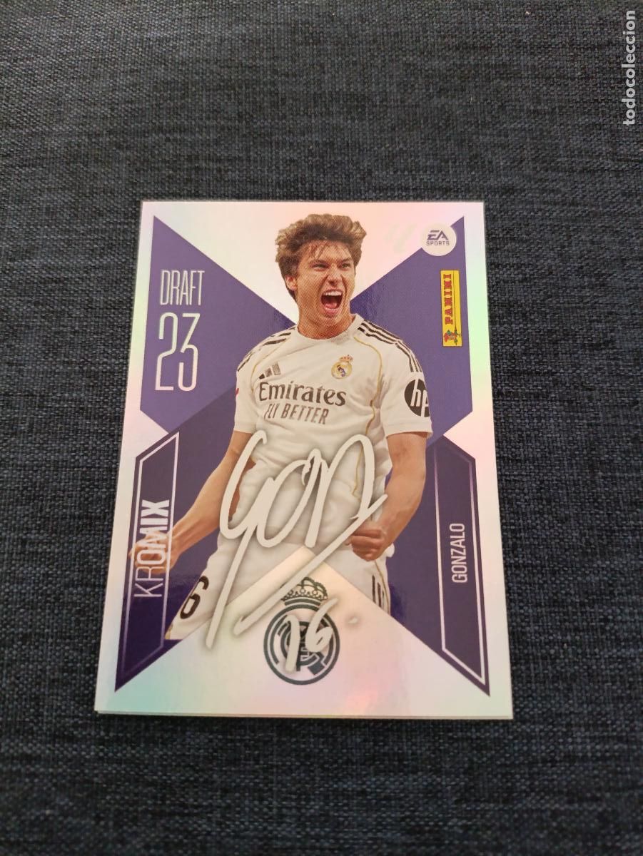 Fu&szlig;ball-Sticker: LIGA ESTE 2026 2027 REAL MADRID GONZALO KROMIX N&ordm;9