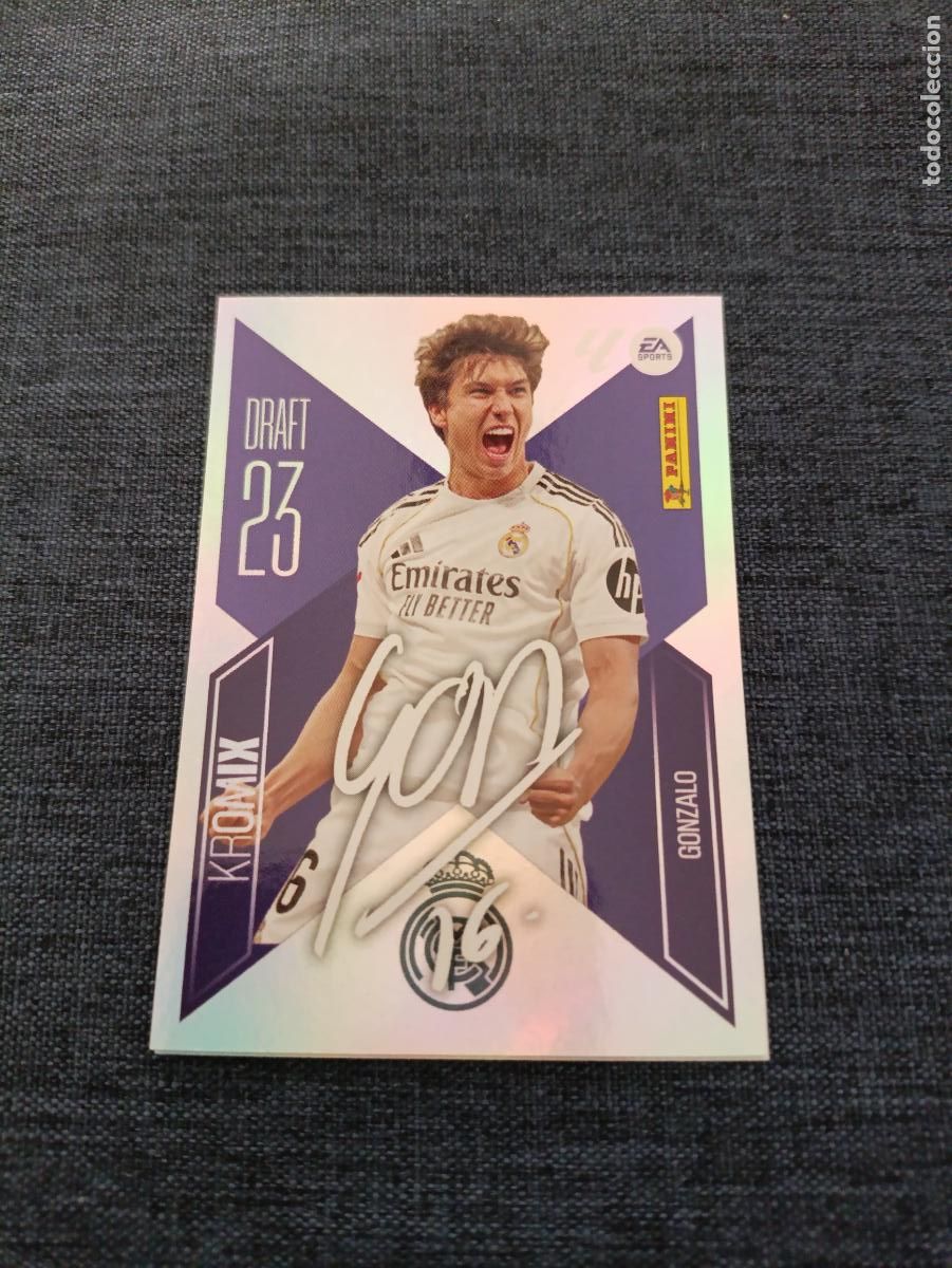 Fu&szlig;ball-Sticker: LIGA ESTE 2026 2027 REAL MADRID GONZALO KROMIX N&ordm;9