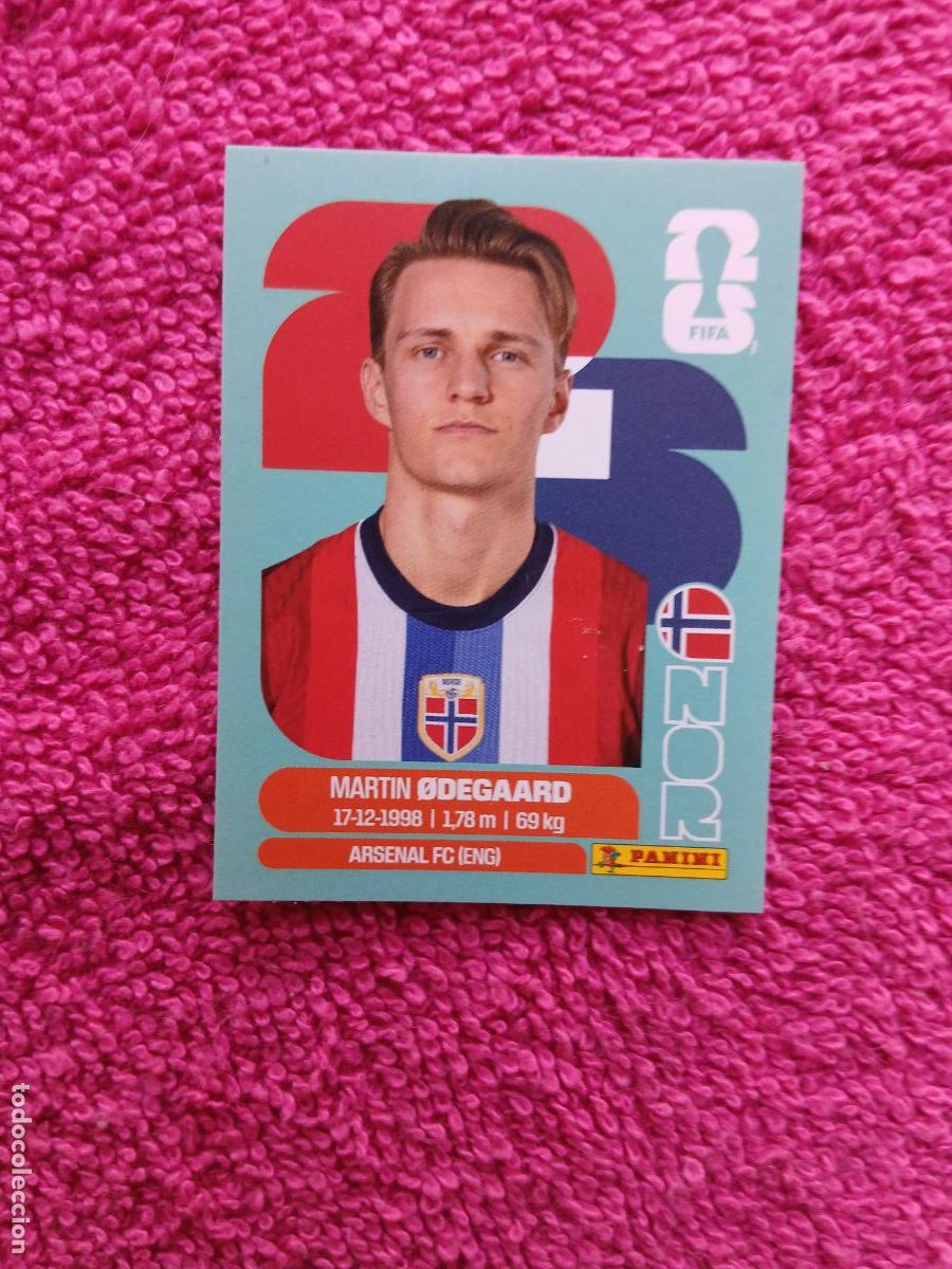 Fu&szlig;ball-Sticker: FIFA World Cup 2026 mart&iacute;n odegaard nor 10 selecci&oacute;n de noruega nor10 panini 2026