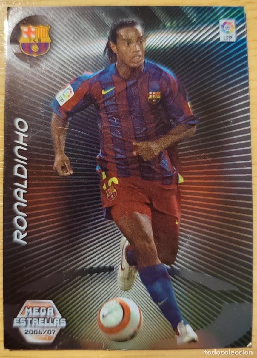Fu&szlig;ball-Sticker: RONALDINHO n&ordm; 379 MEGAESTRELLAS MEGACRACKS MGK 2006 2007 PANINI FC BARCELONA 06 07