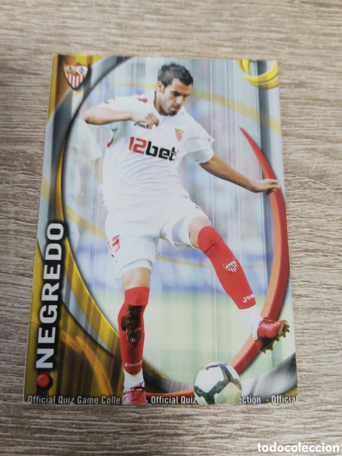 Figurine di Calcio: Mundicromo las fichas de la liga 2010 2011 10 11 99 Negredo Sevilla