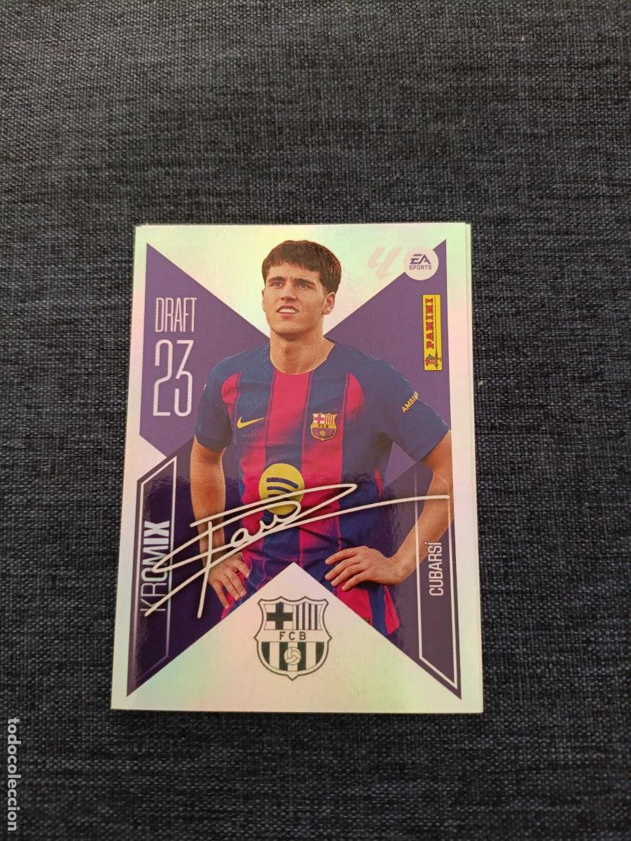 Figurine di Calcio: LIGA ESTE 2026 2027 FC BARCELONA CUBARSI KROMIX N&ordm;6