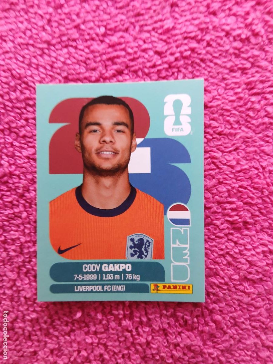Figurine di Calcio: FIFA World Cup 2026 cody gakpo ned 20 selecci&oacute;n de paises bajos ned20 panini 2026