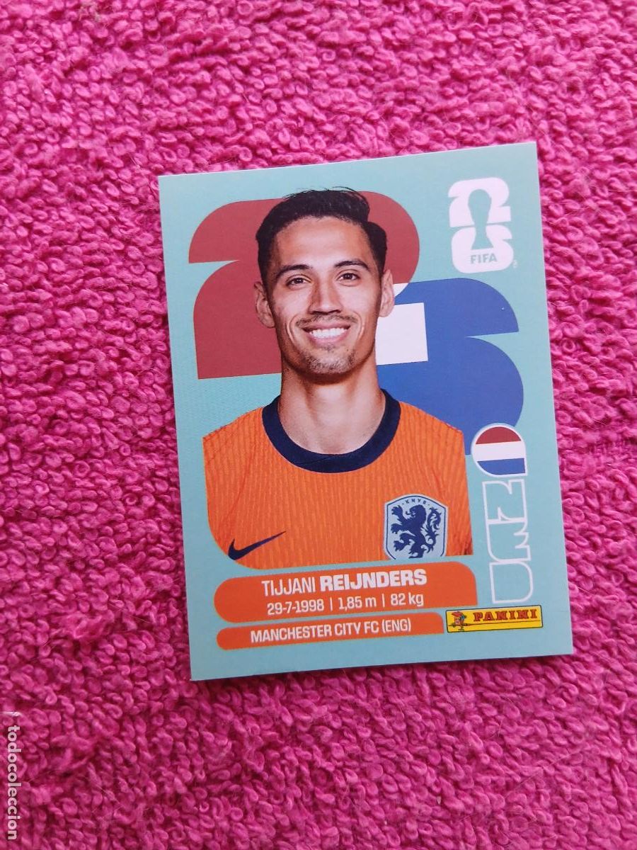 Cromos de f&uacute;tbol: FIFA World Cup 2026 tijjani reijnders ned 10 selecci&oacute;n de paises bajos ned10 panini 2026