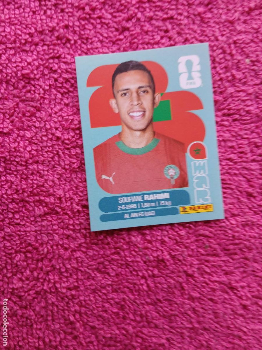 Cromos de f&uacute;tbol: FIFA World Cup 2026 soufiane rahimi mar 18 selecci&oacute;n de marruecos mar18 panini 2026